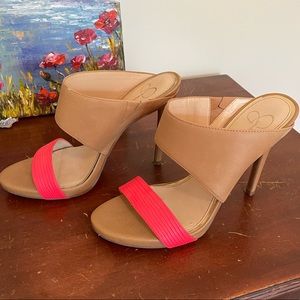 Jessic Simpson Leather Heels